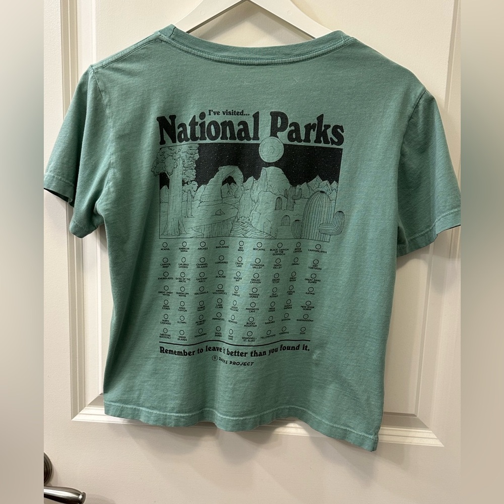 💫Parks Project Women’s National Parks Fill In Boxy Tee, XS, Gently Worn! - Picture 5 of 8